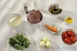 Как приготовить азу по-татарски из говядины с солеными огурцами - пошаговые рецепты с фото Азу из говядины рецепт без картошки